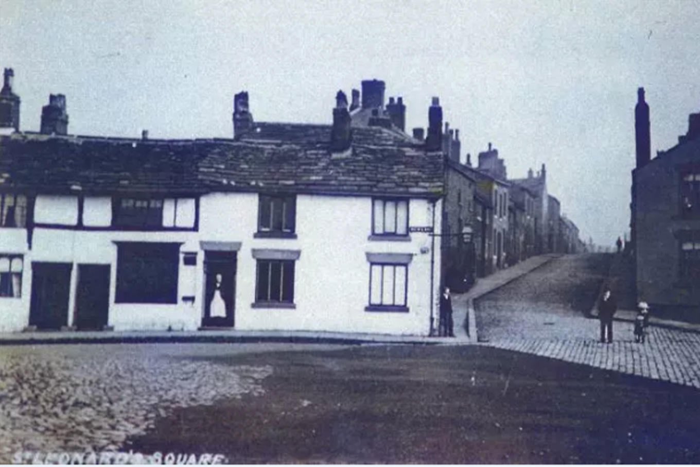 A historical image of S Wellens funeral directors